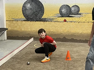 Participants au tournoi de pétanque